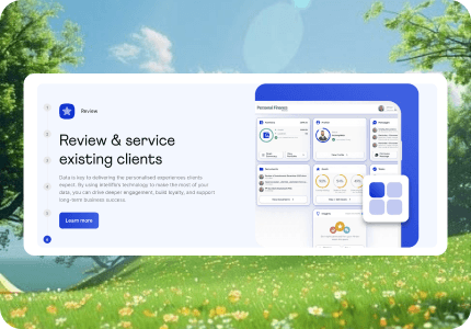 The client review workflow AppSphere built for Pearson Independent Advisors
